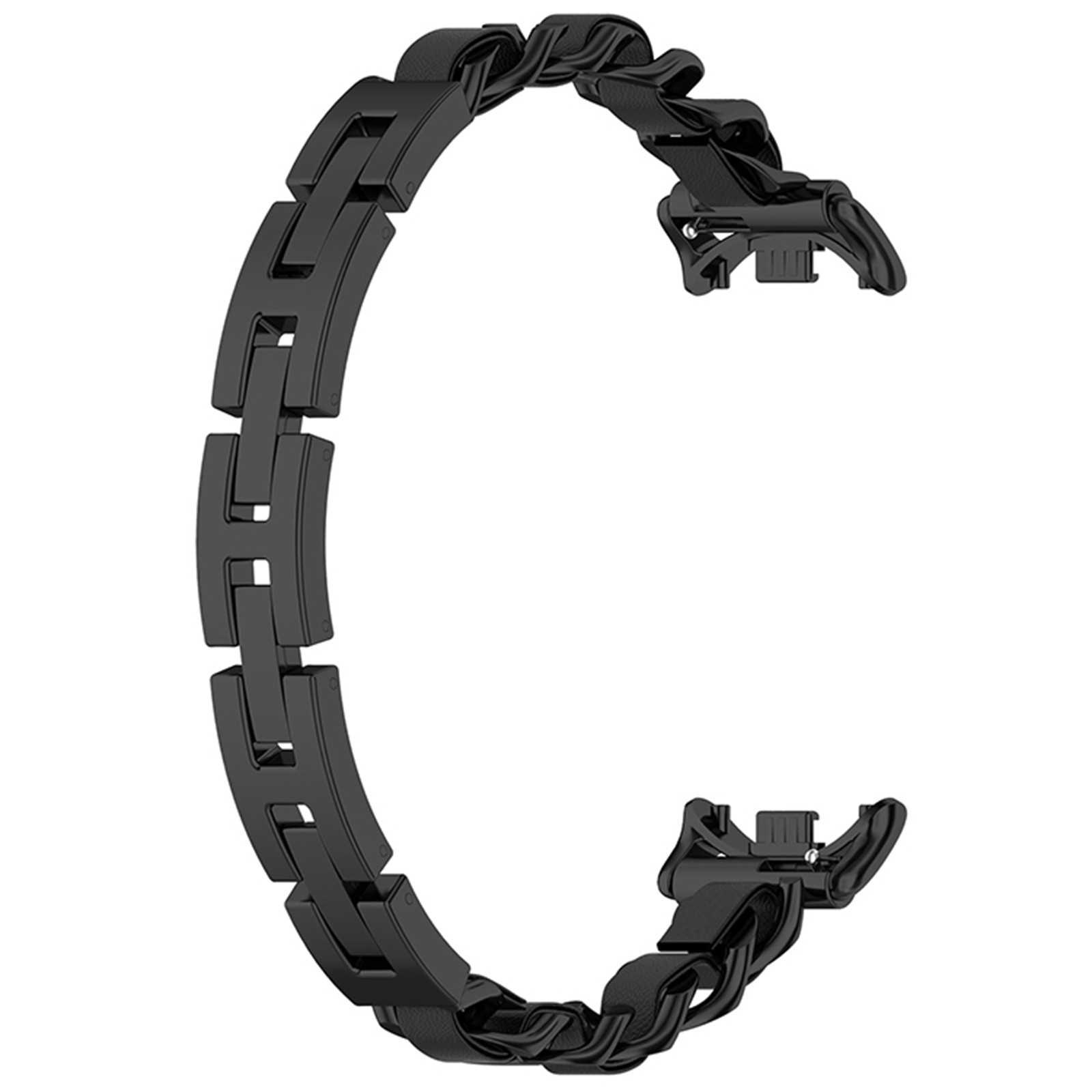 Black/Silver/Rose Gold Fashion Bracelet Model Metal Watch Strap Belt for Band8