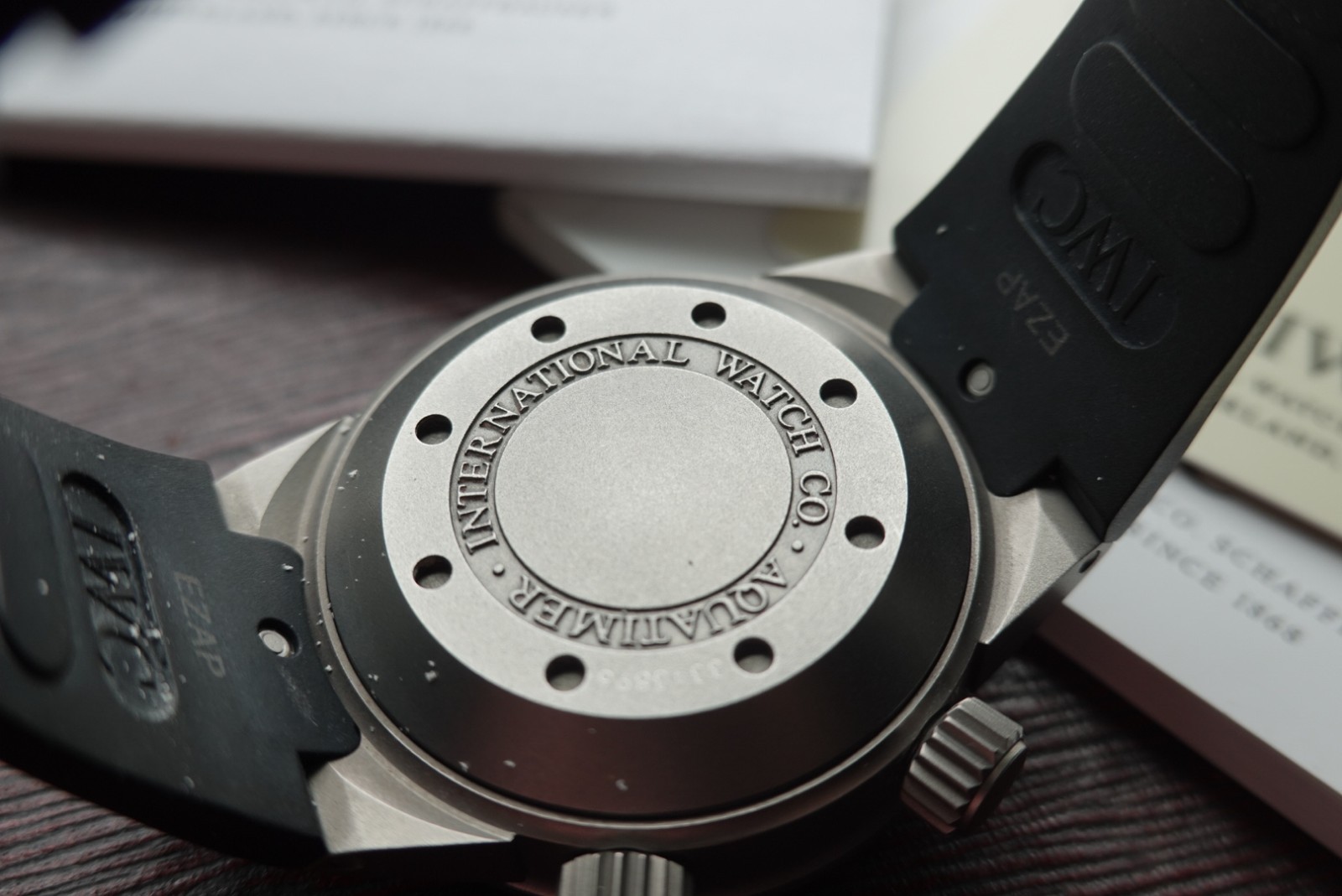 IWC Aquatimer Men’s Black Watch – IW353804
