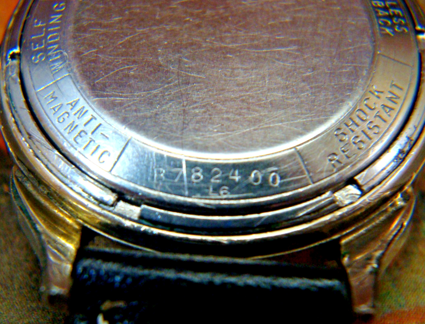 Vintage Bulova 23 Jewel Automatic Watch Black Dial