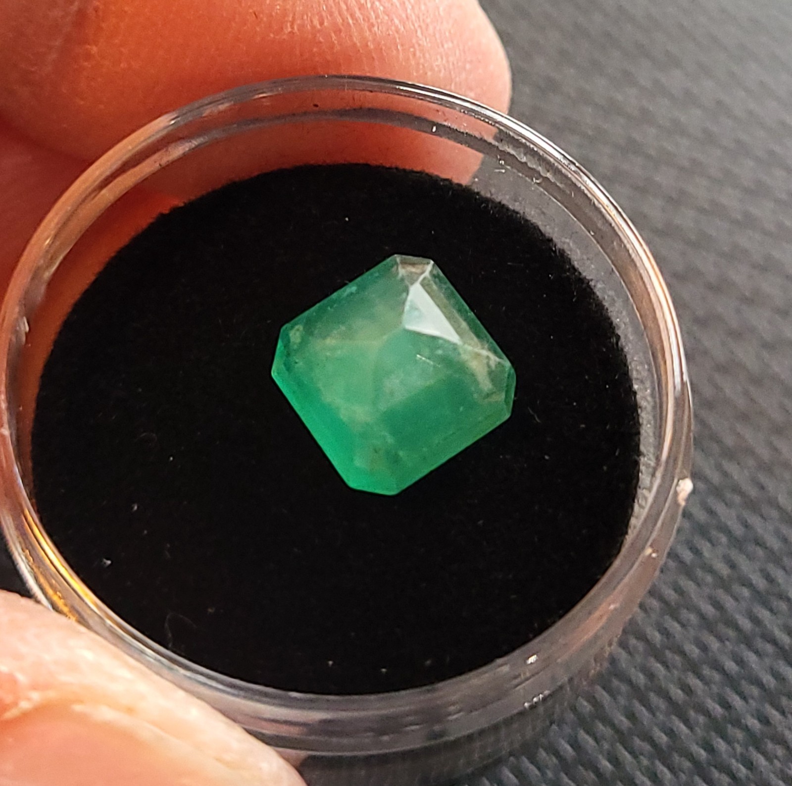 Natural Untreated Certified Rich Green Translucent Columbian Emerald 3.63ct