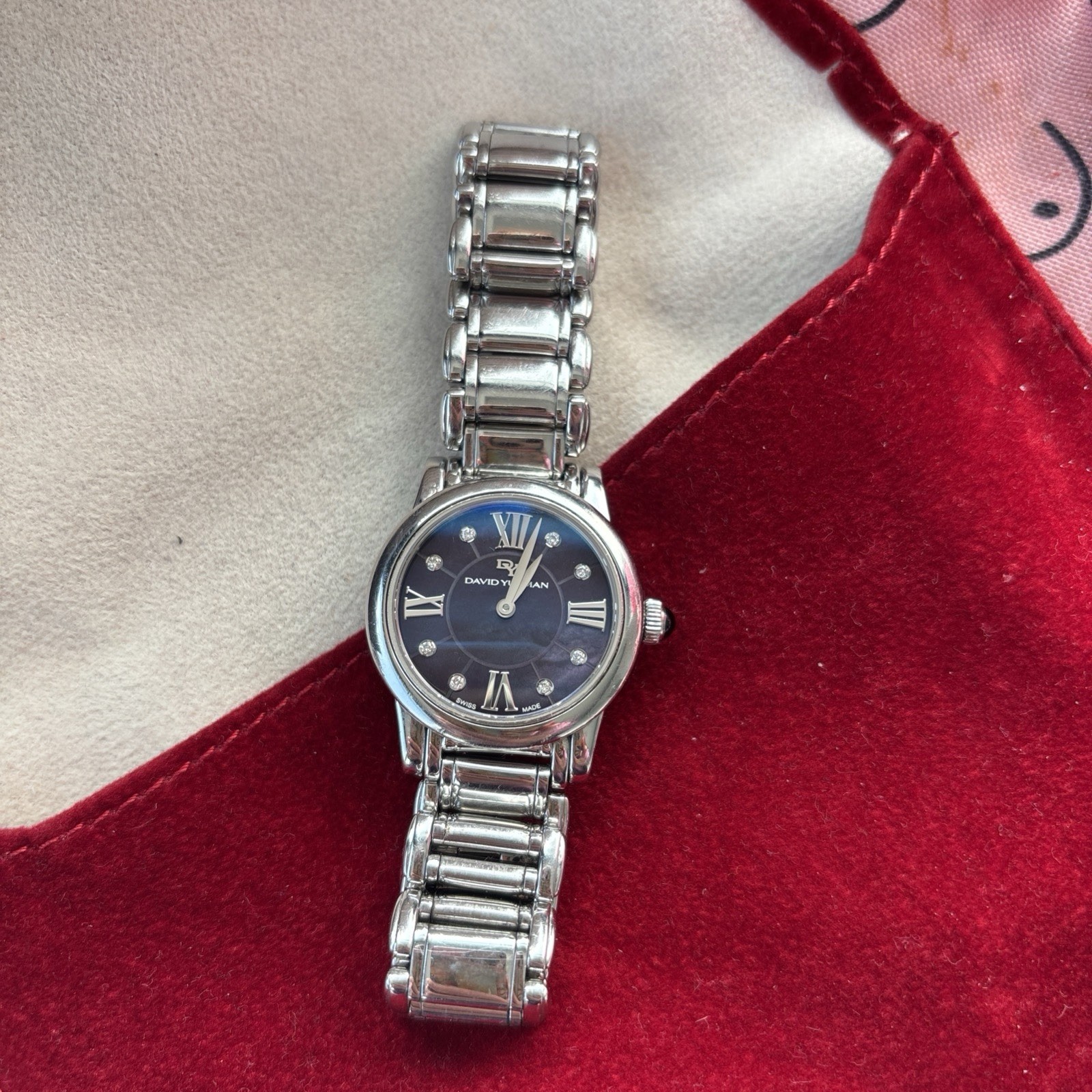 David Yurman Women’s Watch Stainless Steel with Diamonds