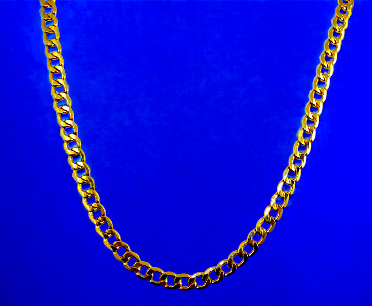 14K Yellow Gold 2mm-9mm Curb Cuban Chain Necklace Round Link All Sizes Men Women