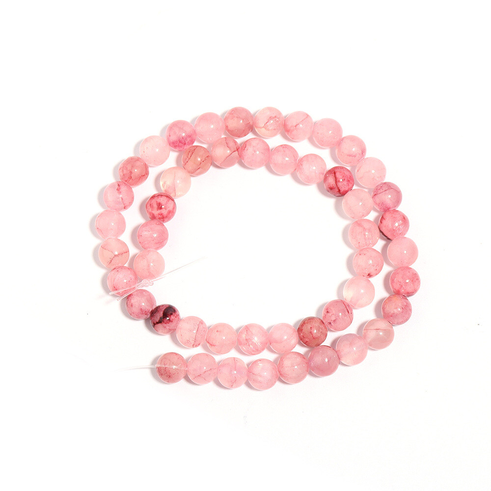 4-12mm Natural Stone Persian Jade Round Spacer Beads for Bracelet Jewelry Making