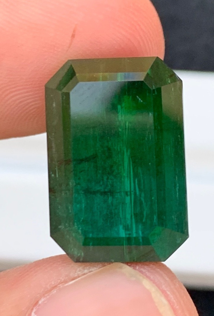 25.20ct beautifull natural top quality green bi colour tourmaline loose gemstone