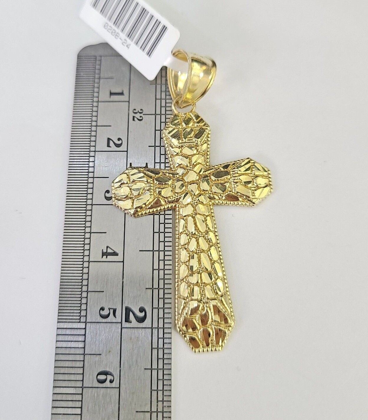 Real 10k Gold Rope Chain Jesus Cross Charm Pendant SET Necklace 3mm 20″-30″ Inch