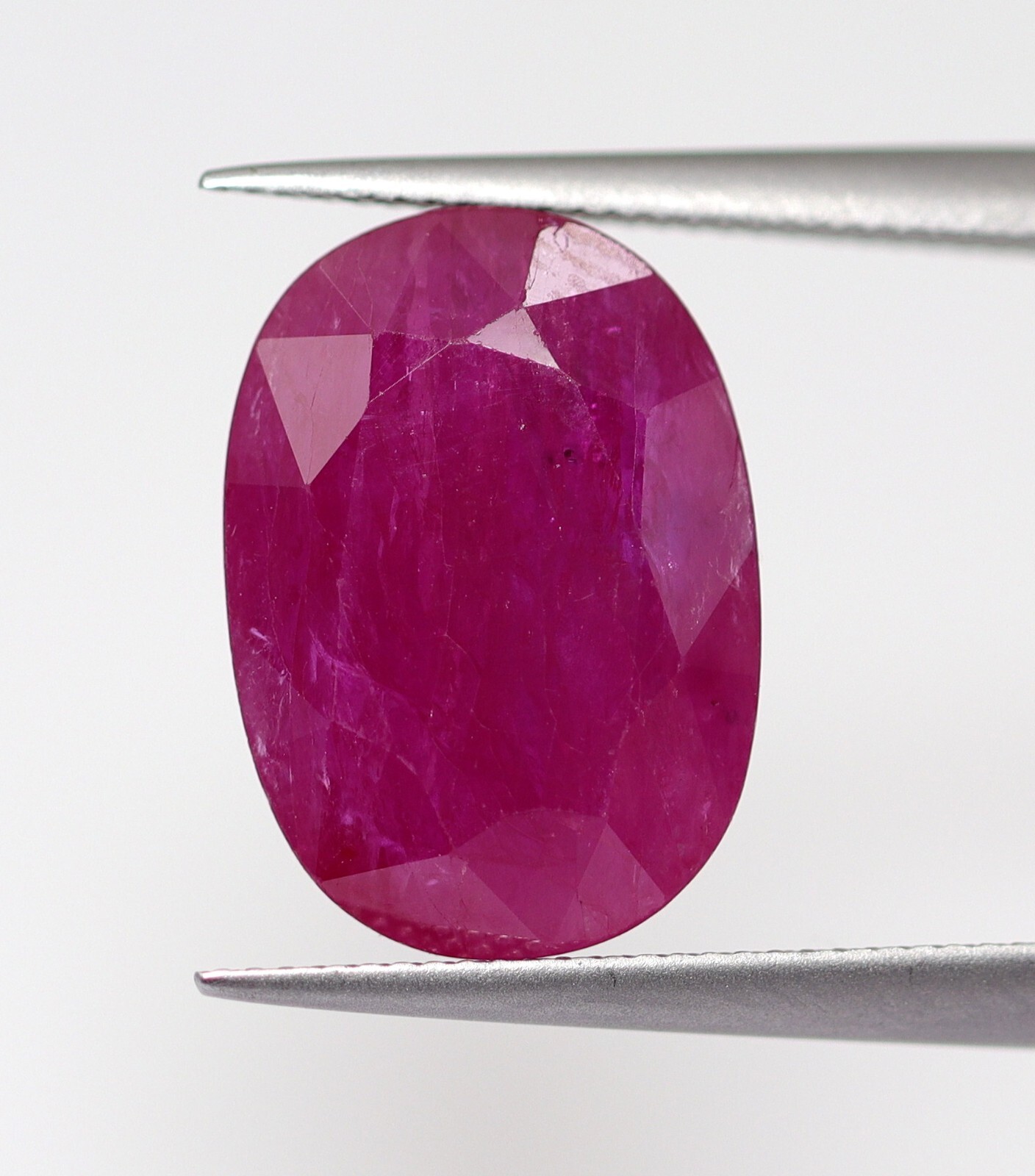 Natural Pinkish Red Ruby Certified 5.37 Ct Gemstone Loose Oval 13×9 mm Size