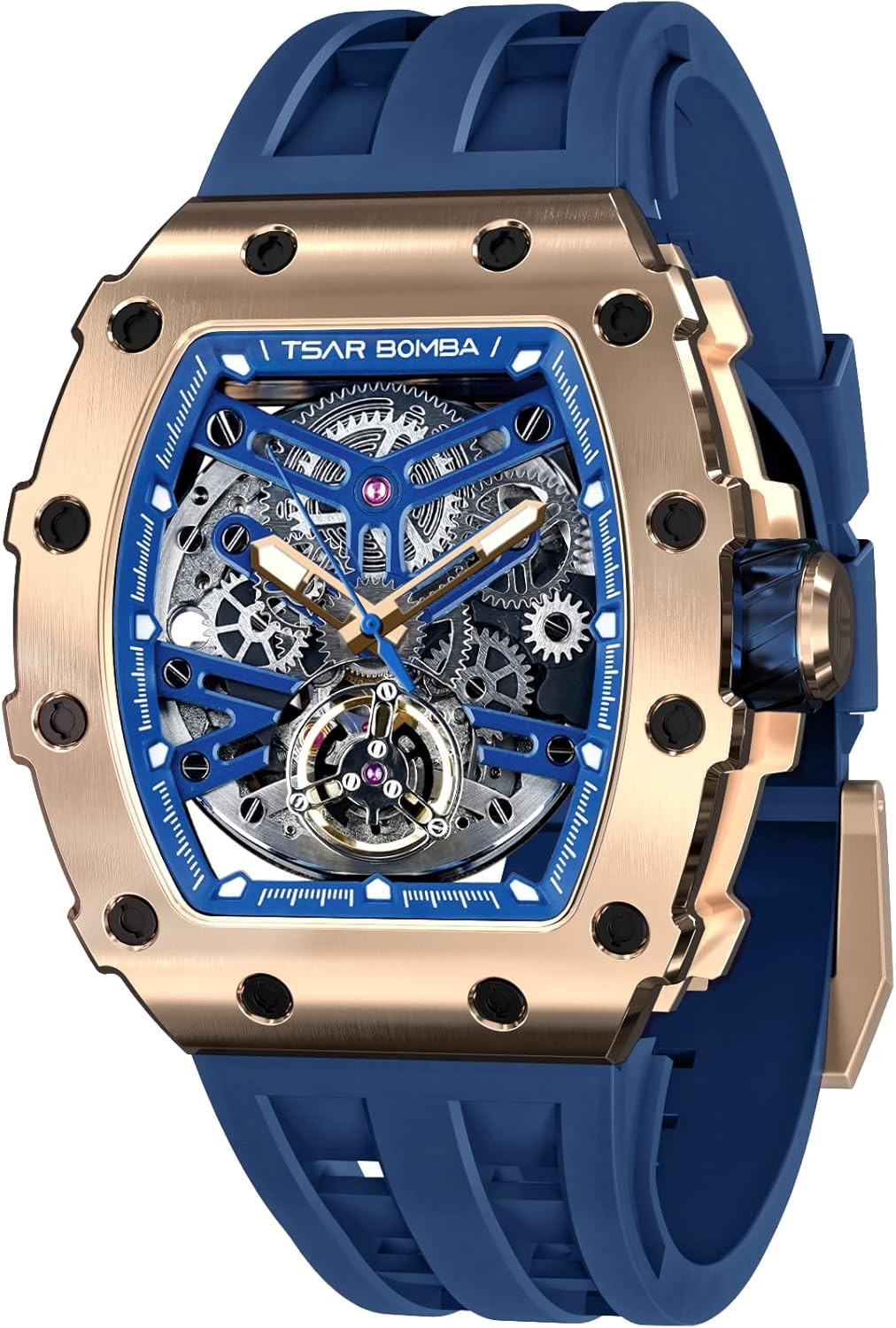 Stylish Men’s Automatic Watch – 50M Waterproof, Big Face, Perfect Gift
