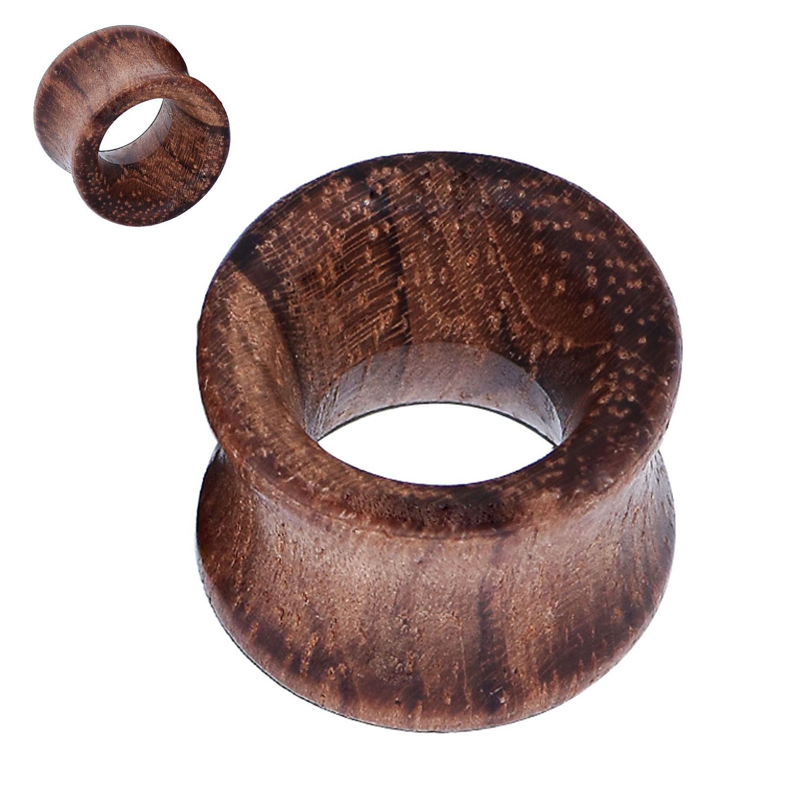 1-2Pair Wood Ear Plug Flesh Tunnels Wooden Ear Gauges Stretcher Expander Plugs