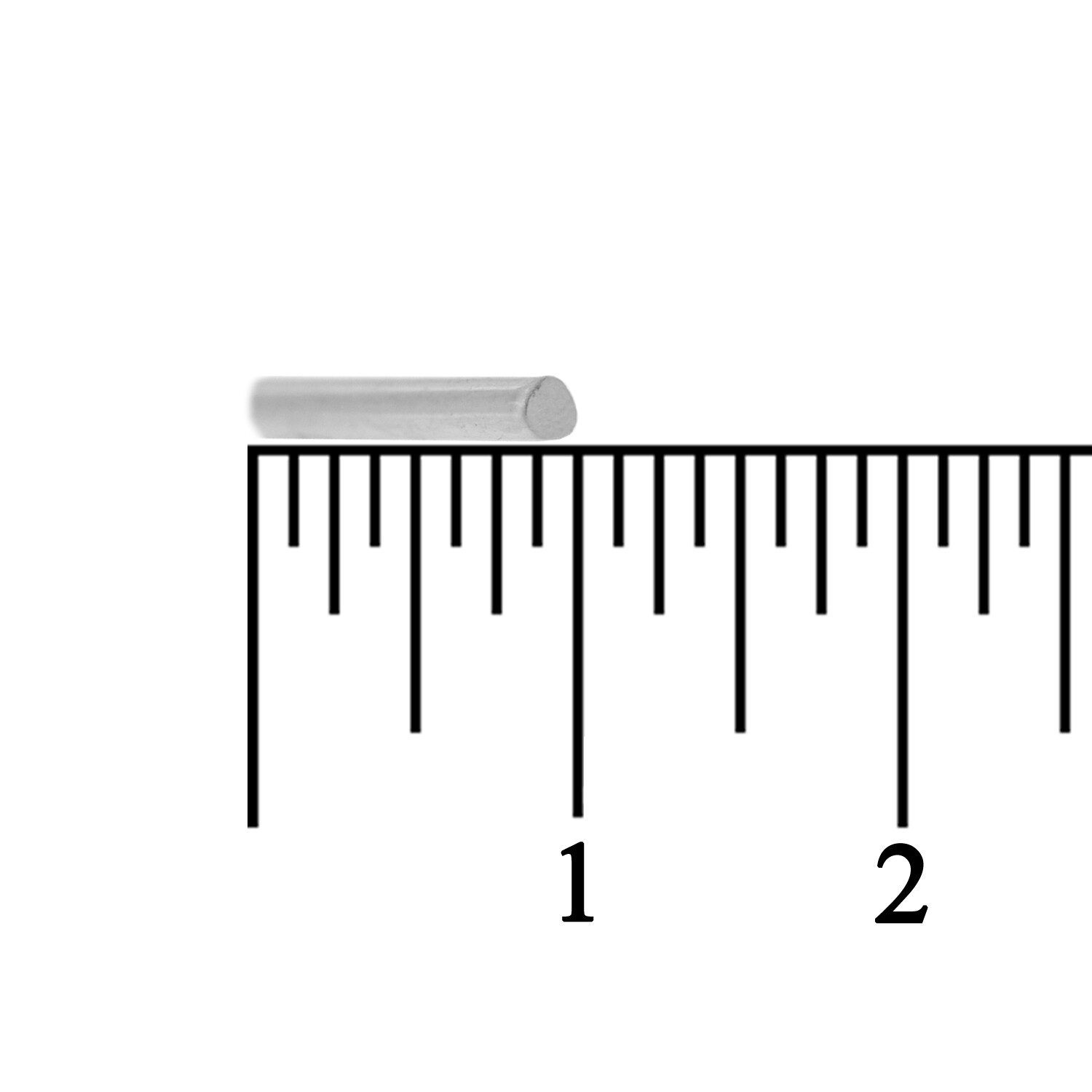 10K Solid White Gold Round Wire Half Hard 1 Inch 10ga – 24 Gauge 0.5mm – 2.5mm
