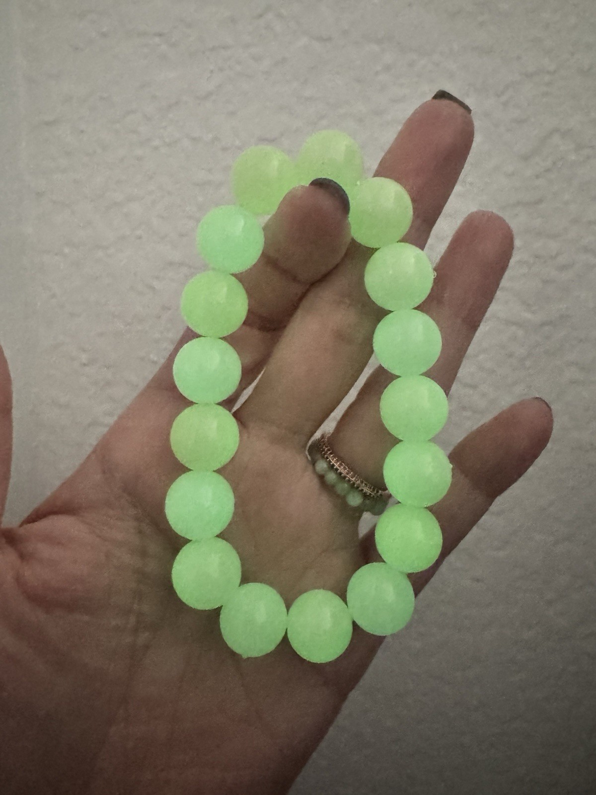 Glow-in-the-dark stone Bracelet 11.8mm