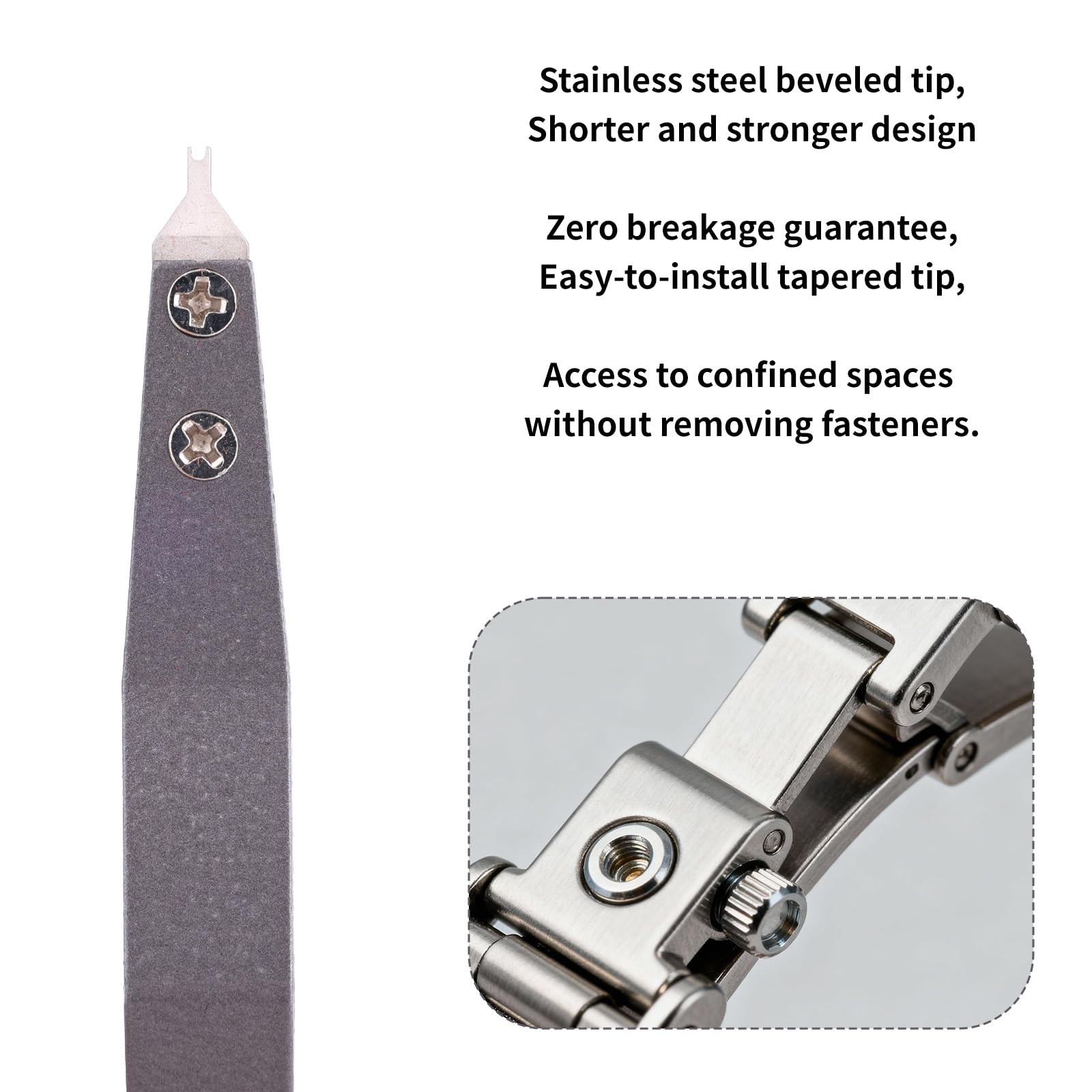 Spring Bar Tweezers, Aluminum Alloy Spring Bar Pliers Tool for Band Adjustmen…