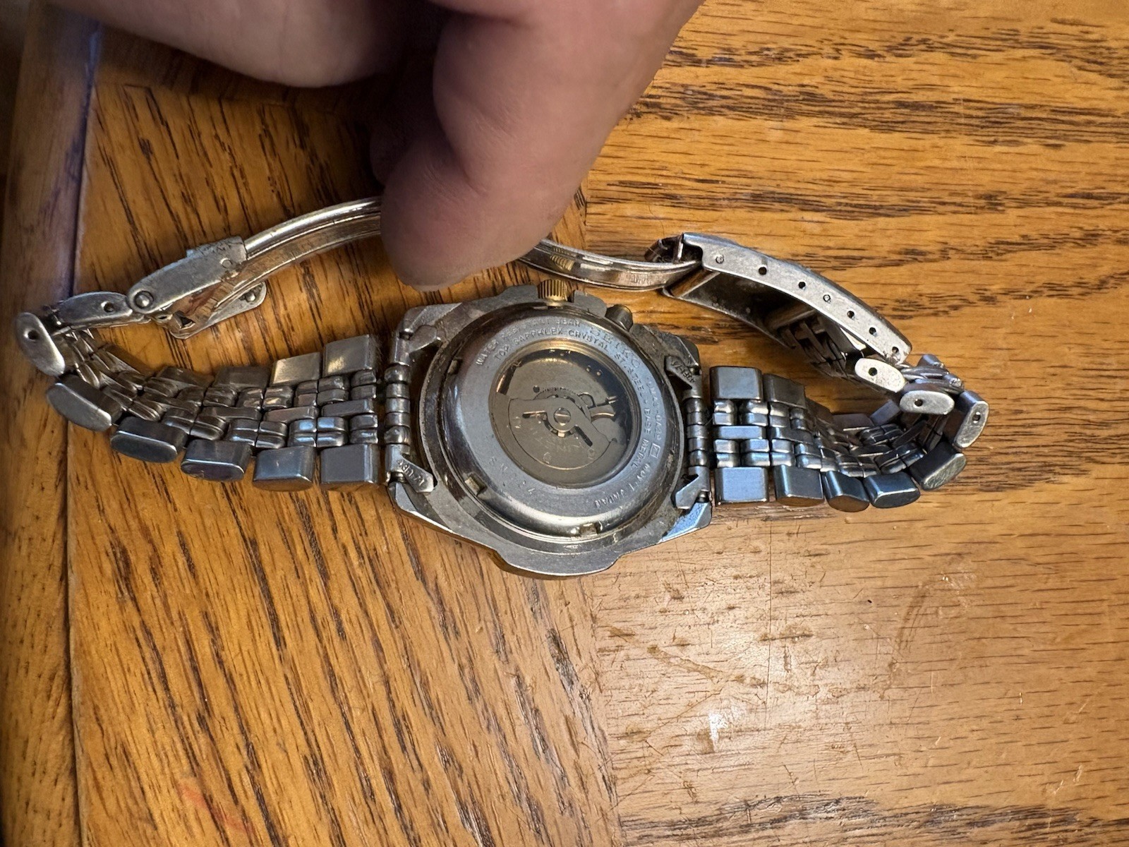 Seiko Kinetic Sports 50 5M43 Day Date Two Tone |