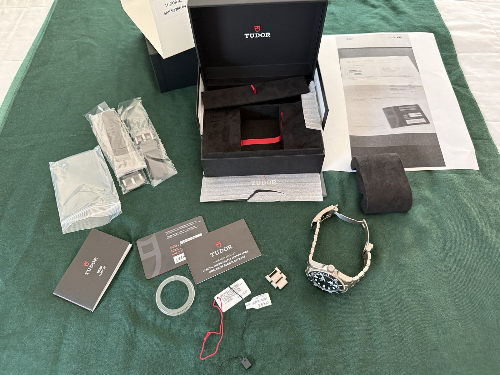 15 DAY OLD Tudor Pelagos Ultra Titanium 43mm Box/Papers/Card 2543C1A7NU