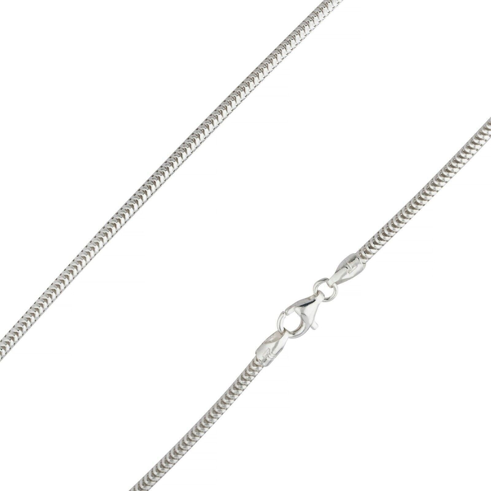 925 Sterling Silver 0.8mm Snake Chain Necklace .925 Italy , 16”-30”