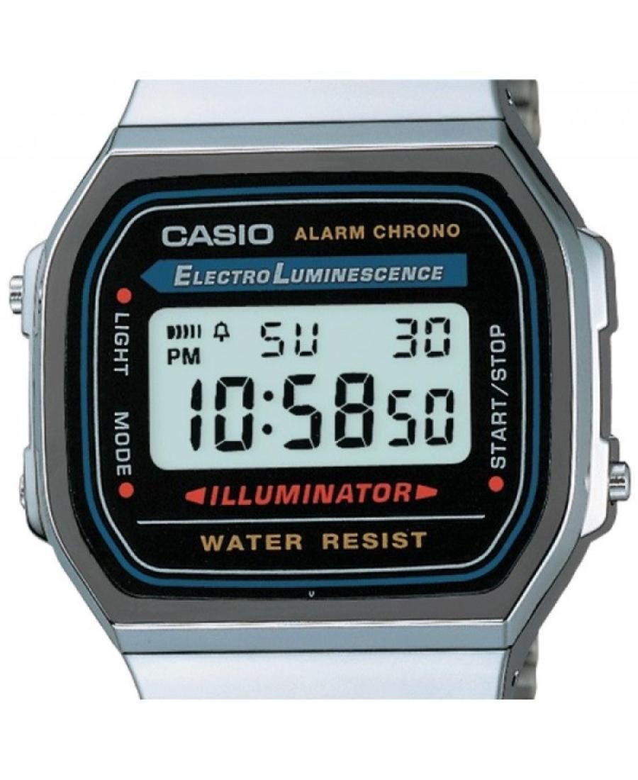 CASIO Men Digital Quartz Casual Watch Classic Dress Black Dial Waterproof Rectan