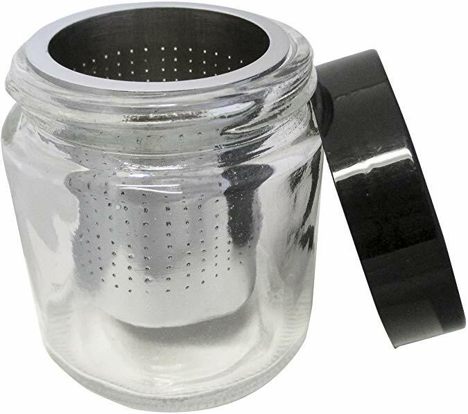 Diamond Washing Cup Glass Jar Gemstone Cleaning With Metal Sieve Alcohol Cleaner