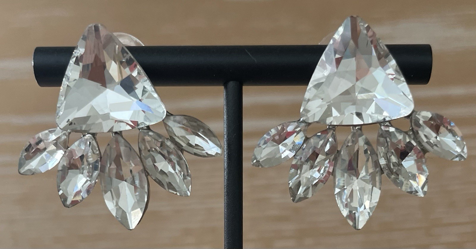 Elegant Crystal Earrings For Formal Event Wedding Christmas Holiday Women’s