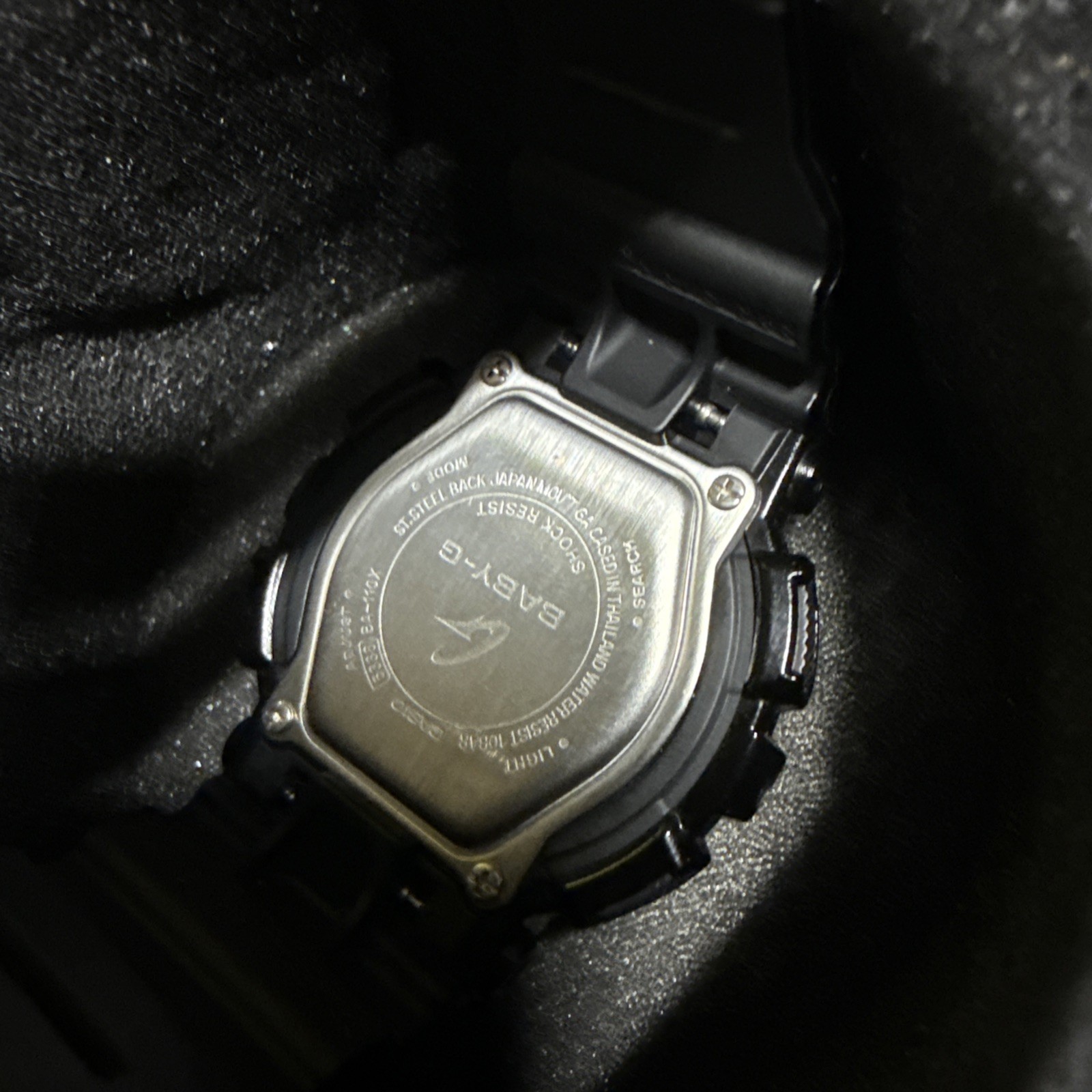 Baby G Digital & Analogue Watch Black and Gold Series BA110X-1A
