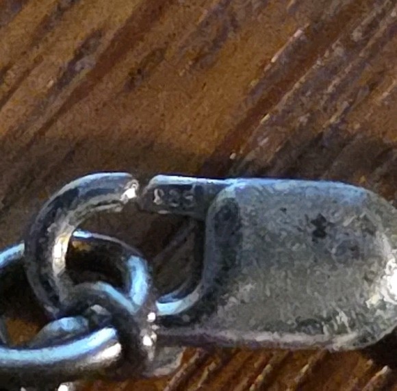 Sterling Silver JANE SEYMOUR DIAMOND Accent Bracelet Mom Open Heart 5.8 Grams