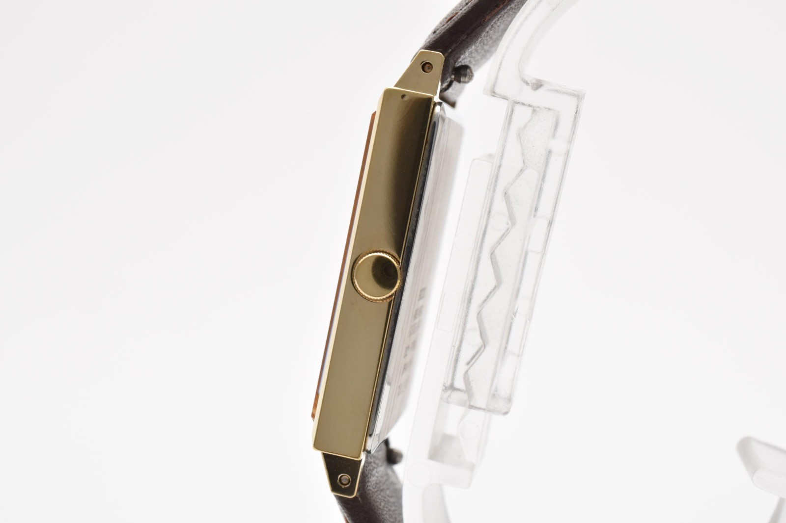 [MINT] SEIKO Chariot 2C21-5180 Gold Tank Square Quartz Vintage Men’s Watch Japan