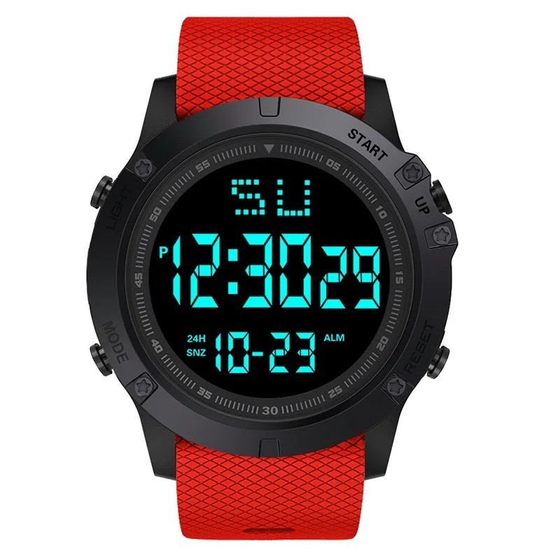 Waterproof Digital Sports Watch Military Tactical LED Backlight Wristwatch Men