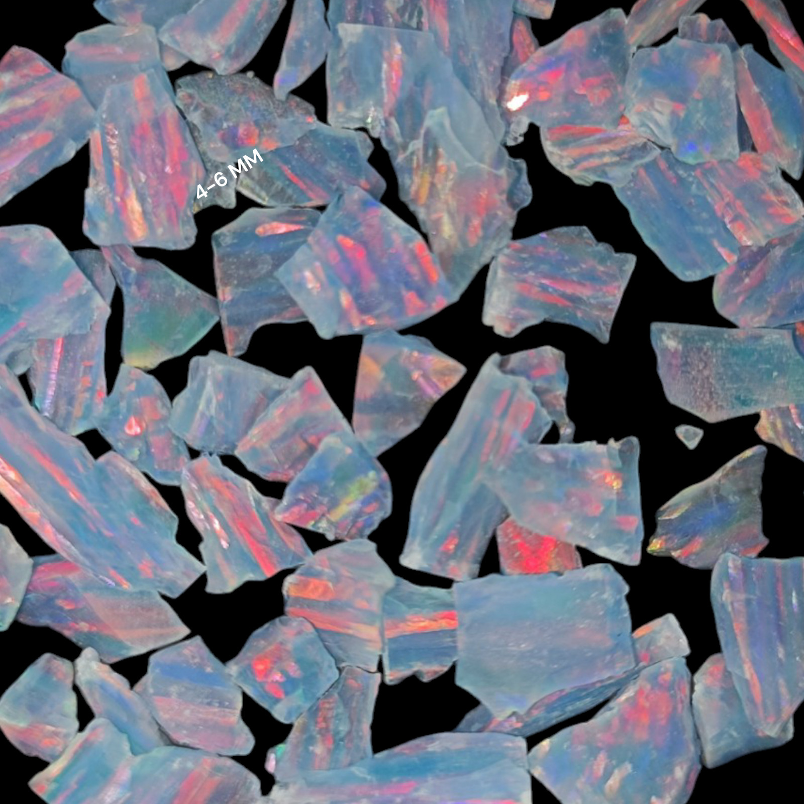 Light Blue Opal Crushed Gemstone Coarse All Size Premium Inlay Opal Powder