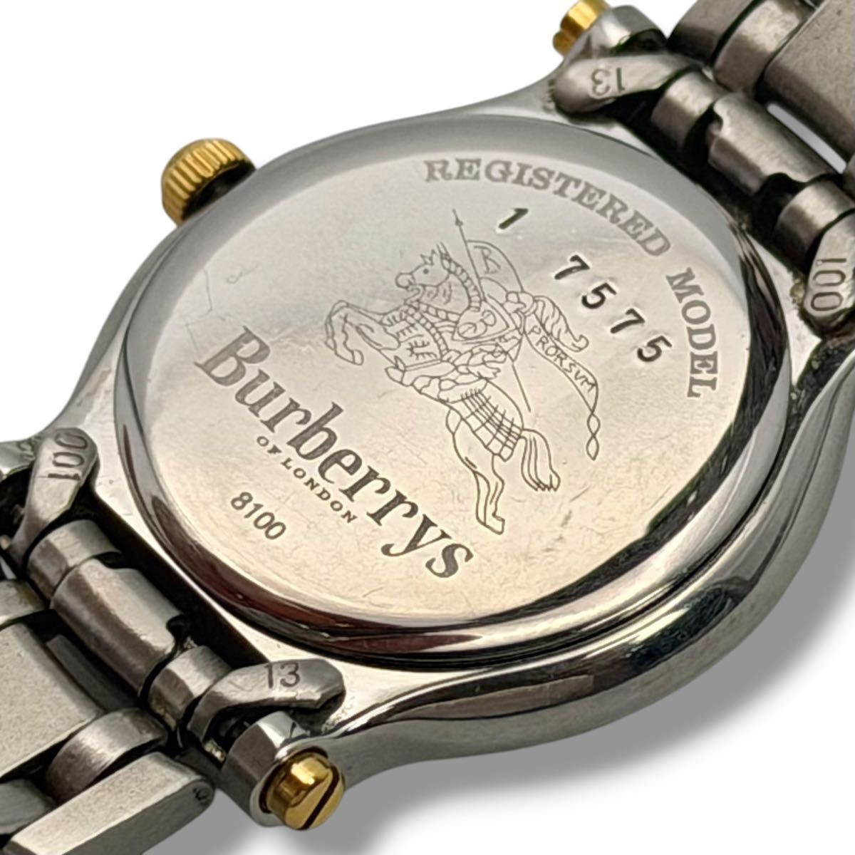 Working Burberry Analog Quartz Women’s Watch White Dial Combination