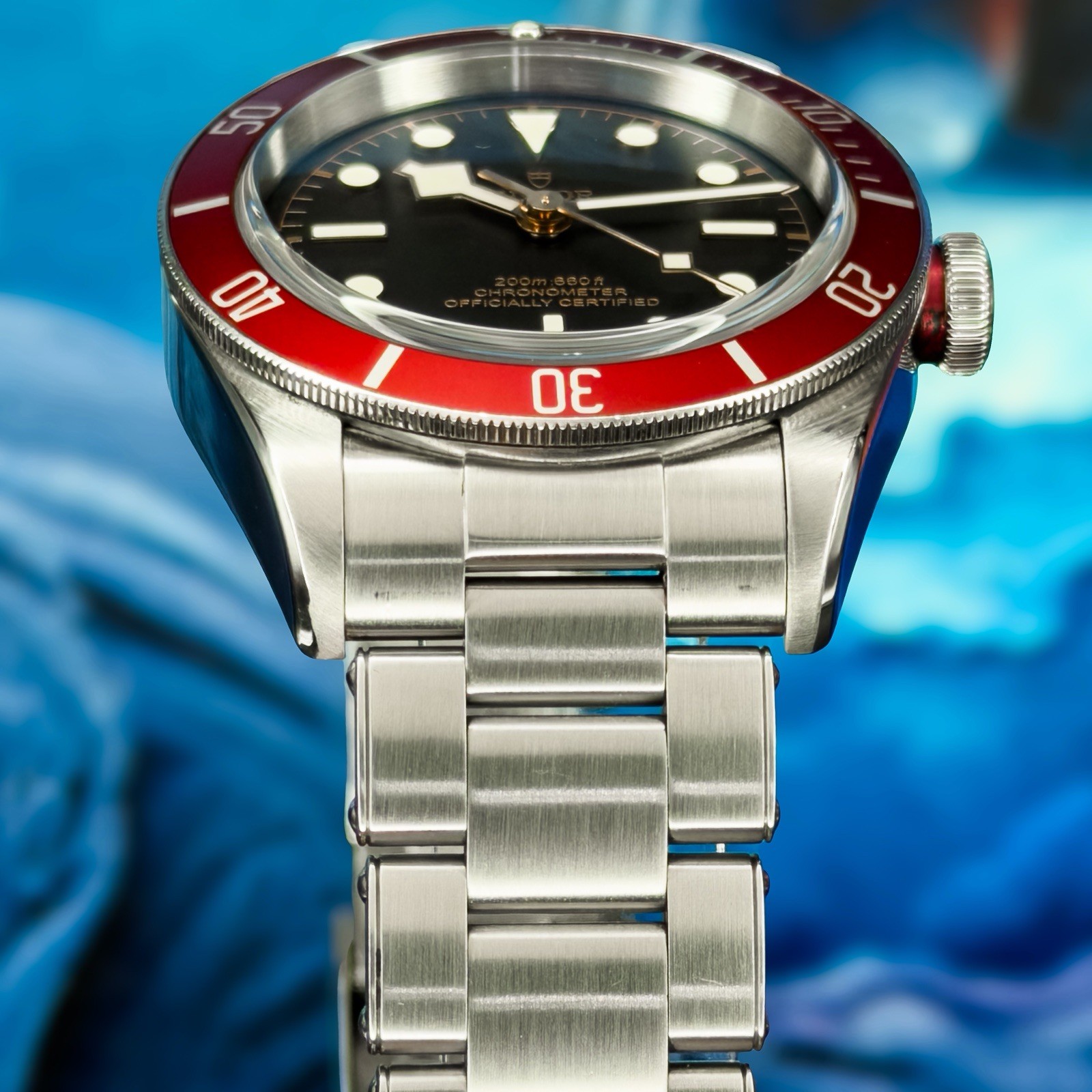 TUDOR Black Bay Heritage 79230R Full Set Black Dial Red Bezel