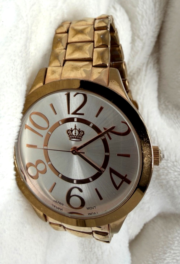 Women’s Watch Rose Gold Tone 6″ Band & Dial | PD PREMIER DESIGNS | NEW BATTERY