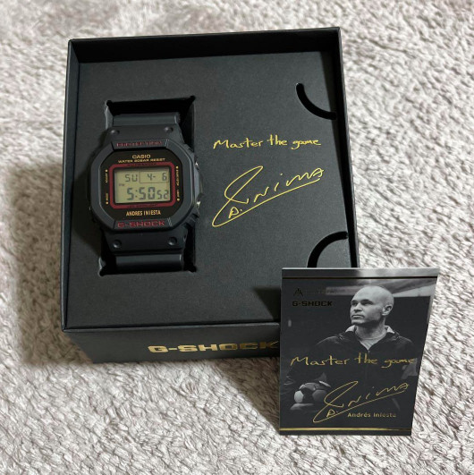 CASIO G-SHOCK DW-5600AI-1JR Andres Iniesta Signature Model From Japan