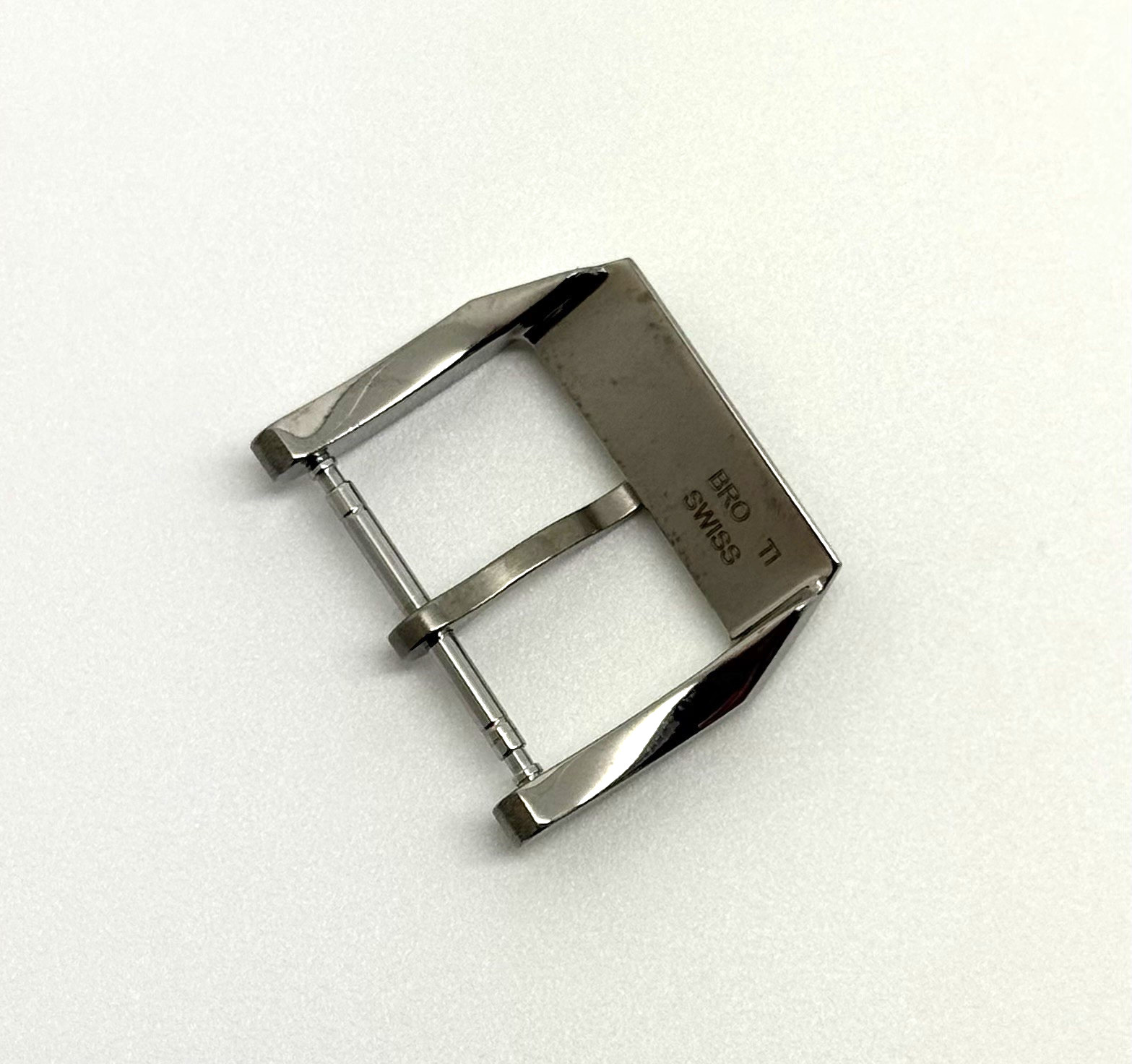IWC 18mm Titanium Brushed Tang Pin Buckle Clasp Authentic OEM