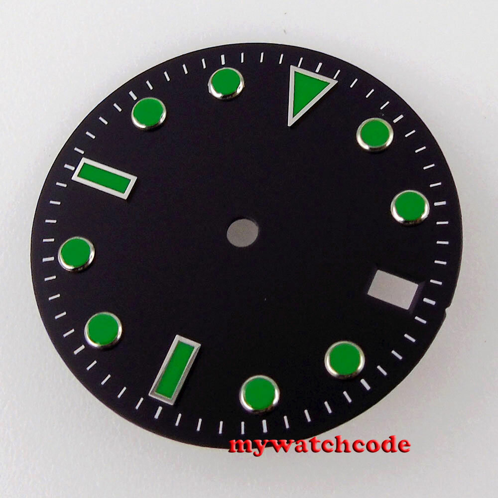 28.5mm black white Watch Dial for eta 2824 2836 8215 8205 NH35 ST1612 Movement