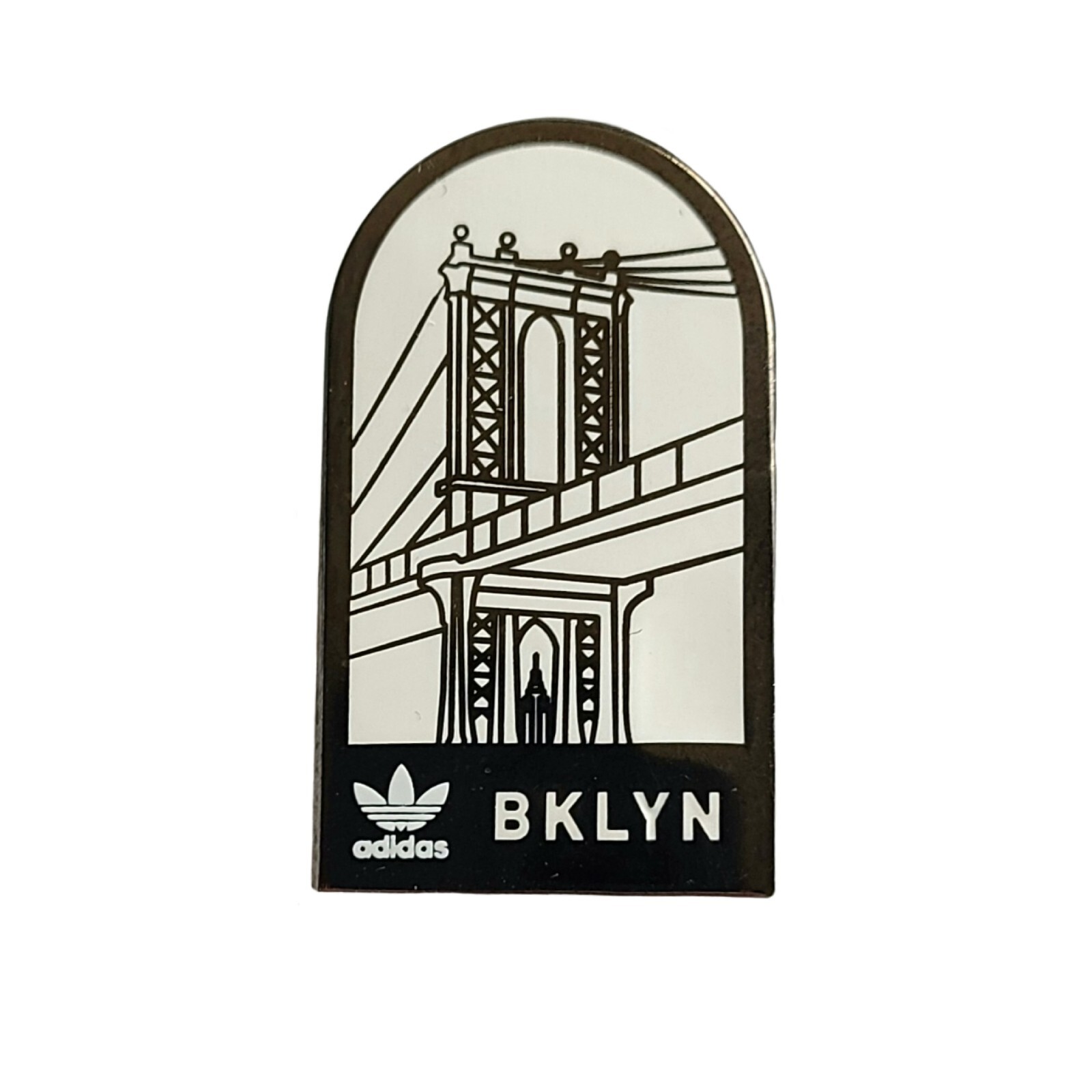 ⚡RARE⚡ PINTRILL x Adidas Brooklyn Bridge New York Pin *BRAND NEW SEALED* 🌉