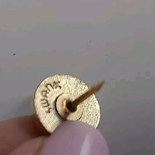 AntiqueVintage Rare Swank Micro Mosaic Pietra DuraSpider Web CufflinkTietack Pin