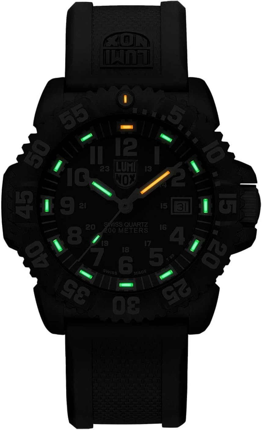 Navy Seal 3050 Watch – Carbonox Case, Black Dial, 20ATM Water Resistant