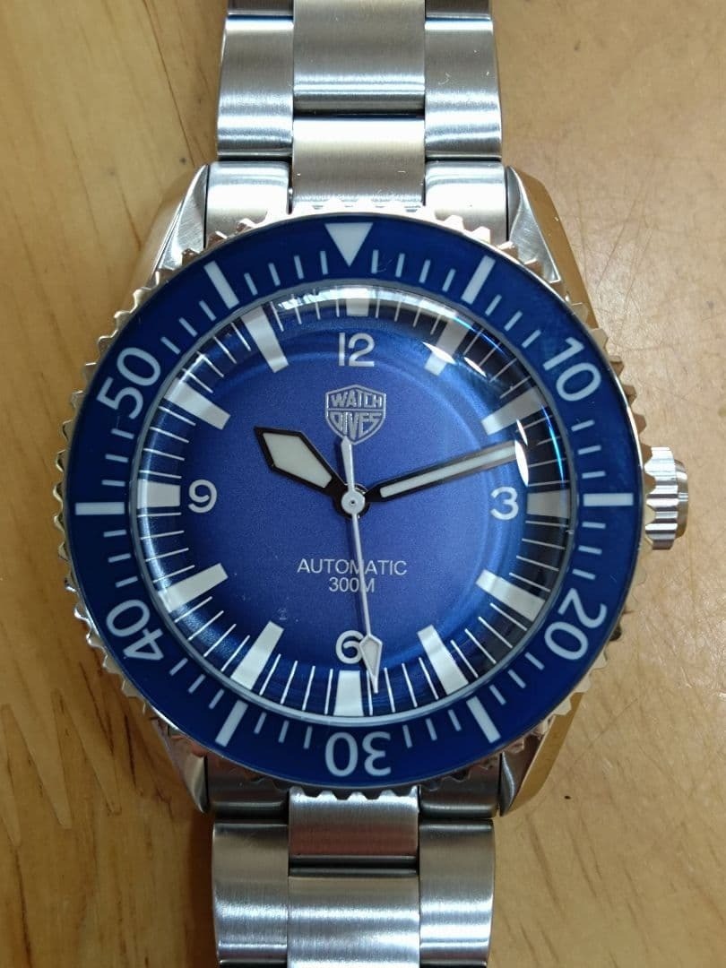 WATCHDIVES Automatic Rare Working Diver Watch Non Date 38mm 18cm7.09in A2016