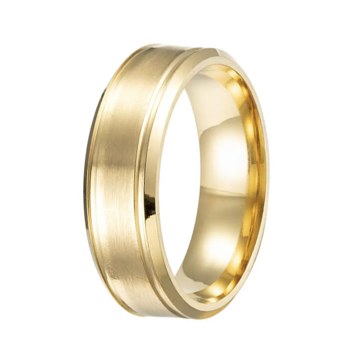 Men Black Titanium Ring Wedding Lover Couple 8-13