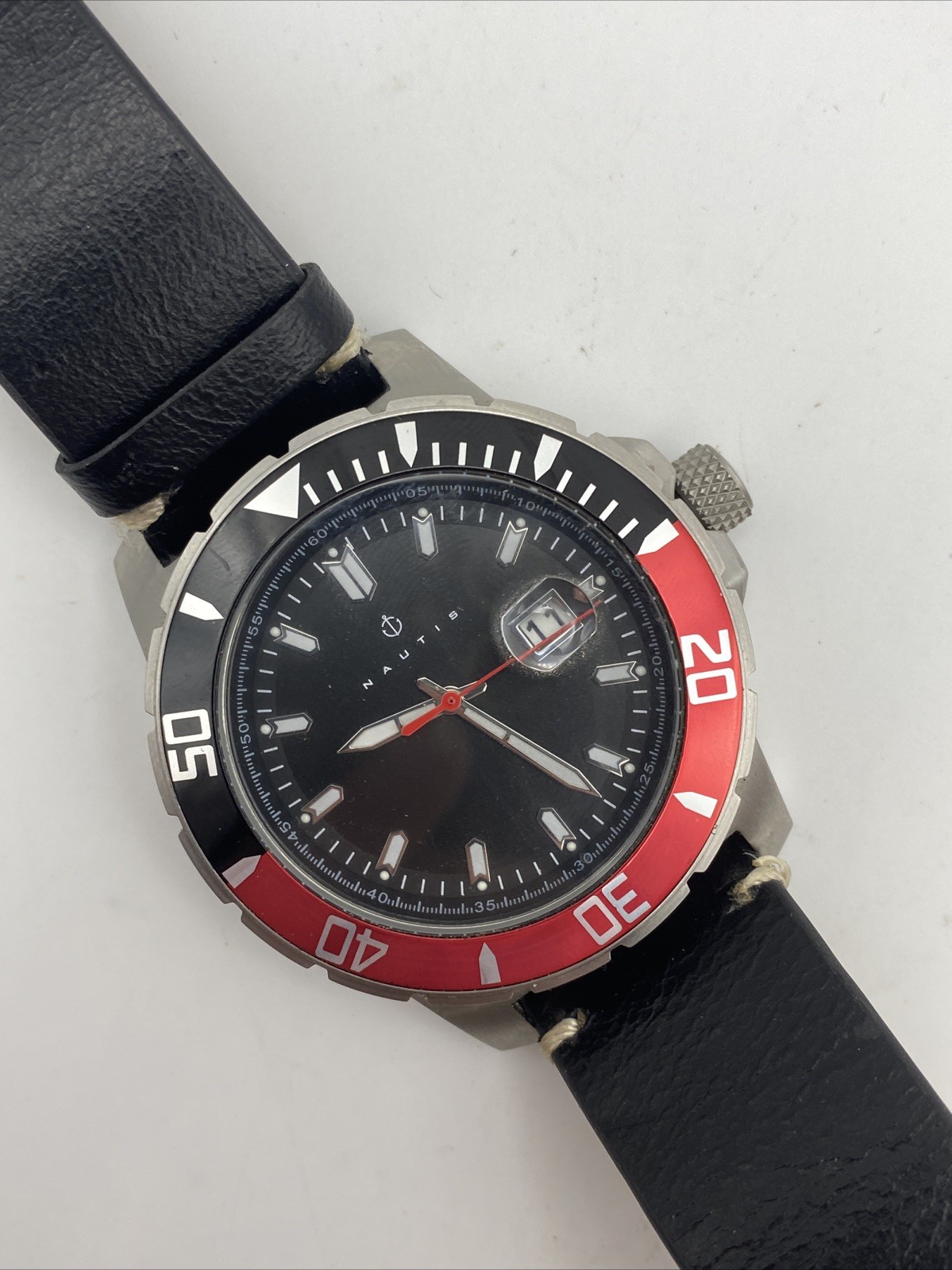 Nautis Admiralty Pro 200 Quartz Watch 45mm. New Battery Installed