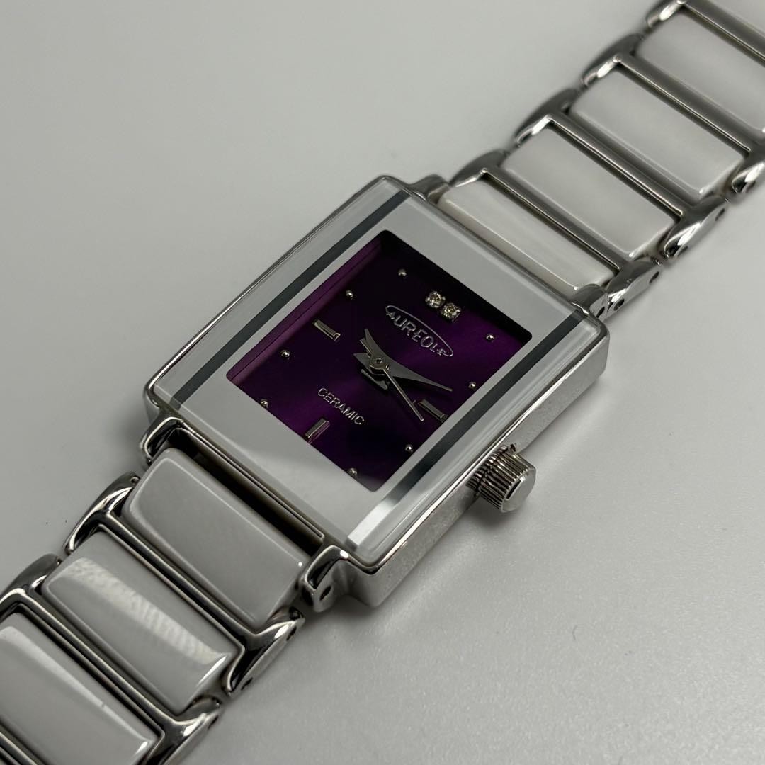 AUREOLE Breath Type Quartz Watch Ceramic