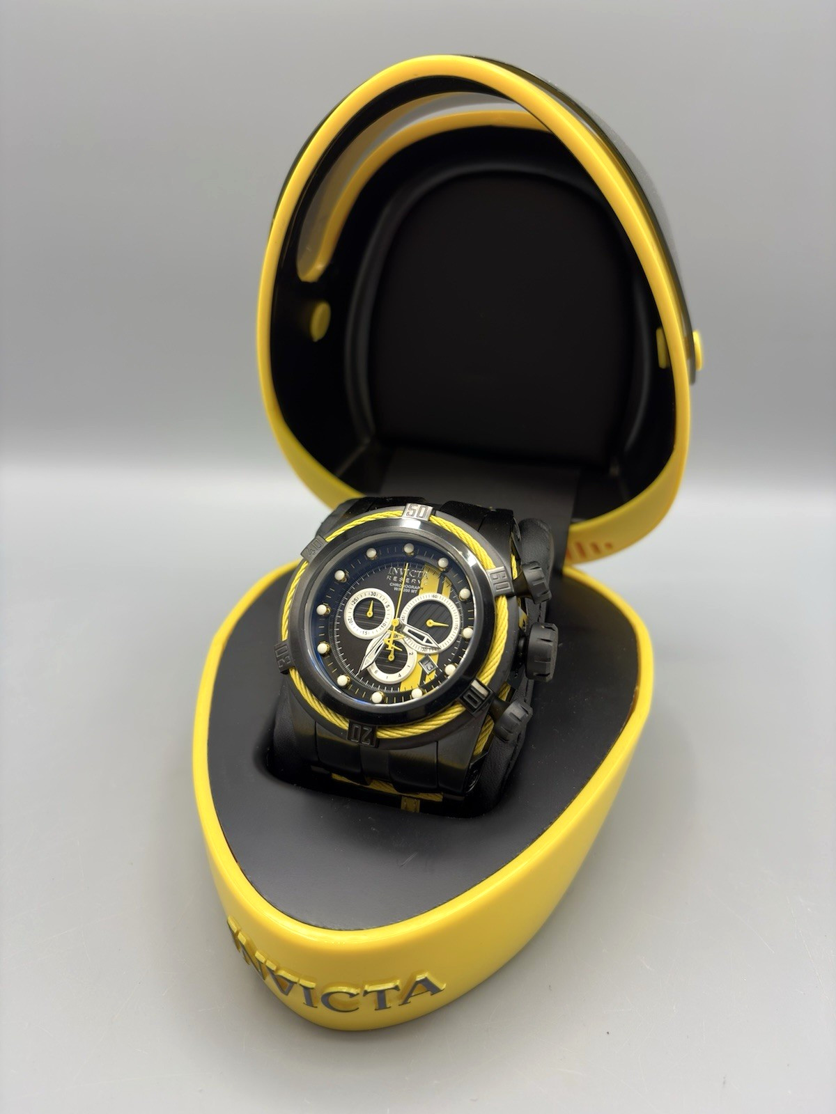 Invicta 26742 Reserve Bolt Zeus Race Team Men’s Watch 53mm IM-Q-002 *Pre Owned*
