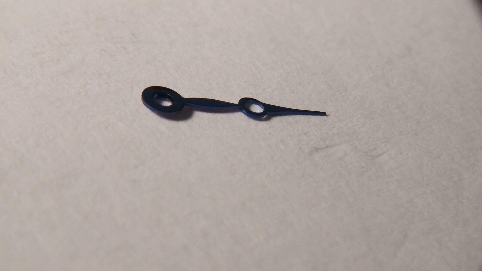 Breguet watch hand. BLUE watch hand 100 / 26. approx 10mm long from center of h