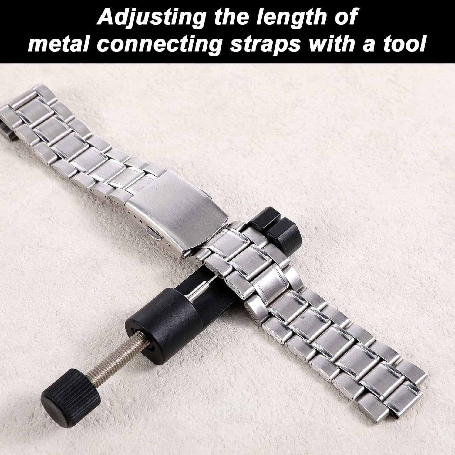 Watch Link Removal Kit Pin Remover Tool for Resizing Bands with Extra Pins
