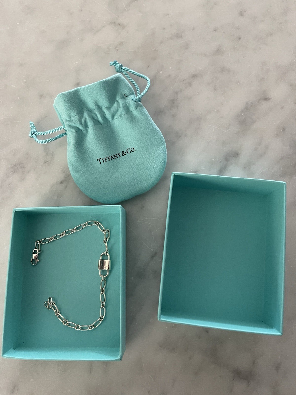 Tiffany 1837®Small Double Lock Bracelet in Sterling Silver