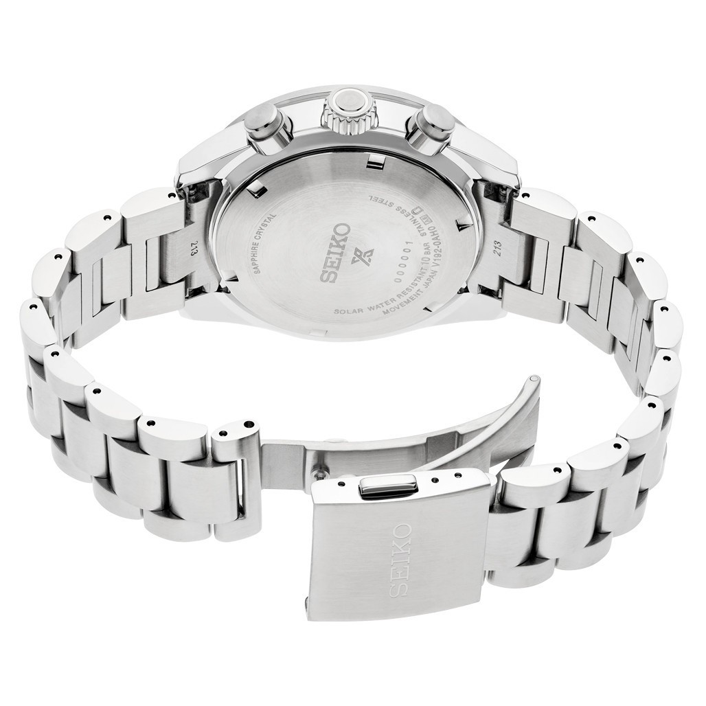 Seiko Prospex Speedtimer Solar Chronograph White Men’s Watch – SSC945