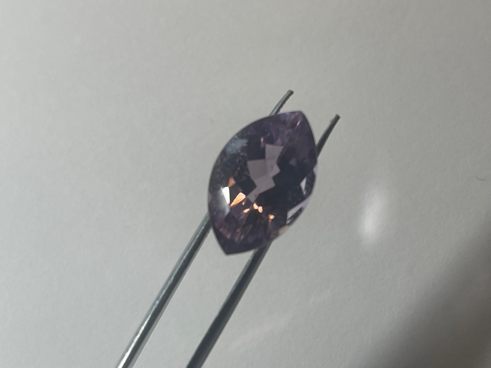 MARQUISE CUT LIGHT GENUINE AMETHYST 10.44 CARATS 19.5X12.2 MM BELOW WHOLESALE
