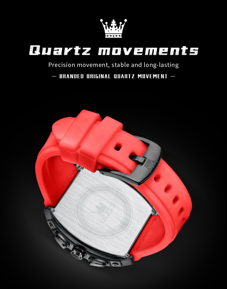 OLEVS 2942 Luminous Cross-border Barrel-Shaped Japan Movement Quartz Watch