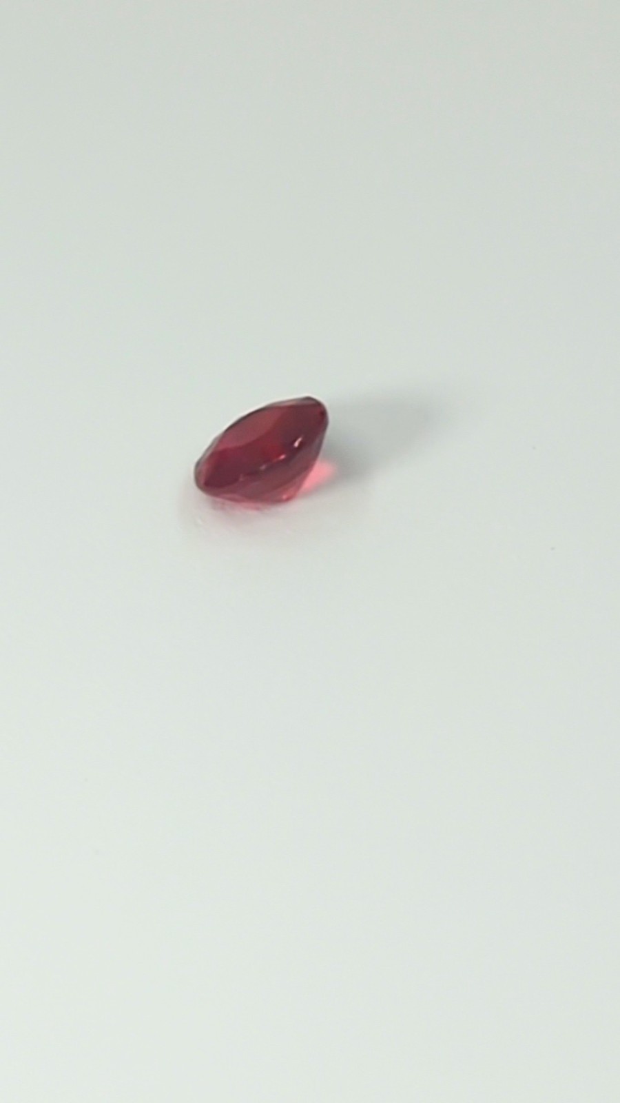 .97ct Natural Ruby Round Faceted AAA Rich Red – High Chromium Mozambique