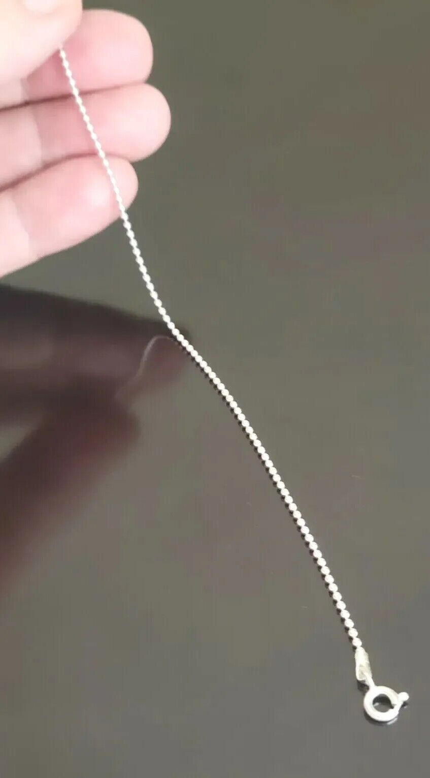 Erick’s Sterling Silver Beaded Link Bracelet 7.2 in. long Taxco.925