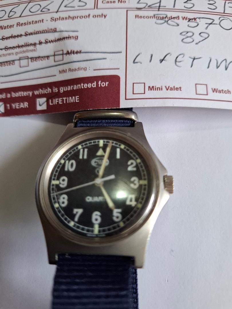 CWC G10 Military Watch 1989 Issue Royal Navy 0552/6645