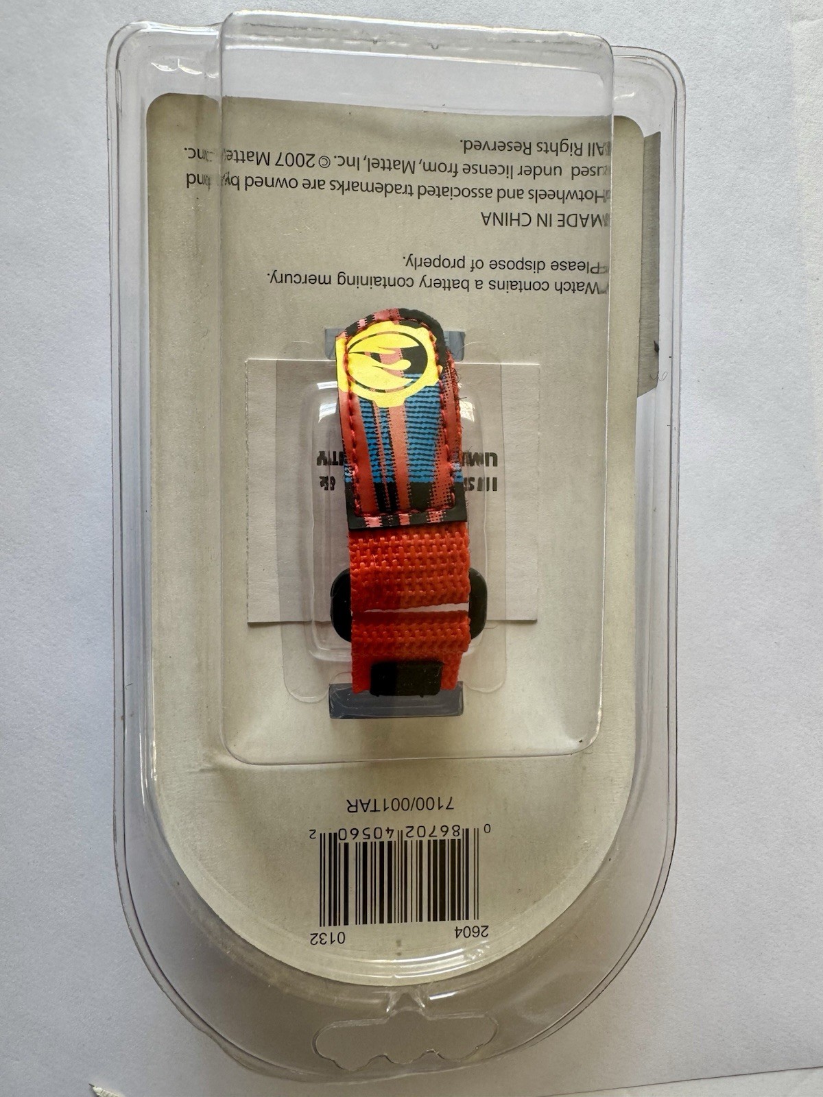 Hot Wheels Mattel Measure Time Digital Watch NIP Will Need Battery 2007
